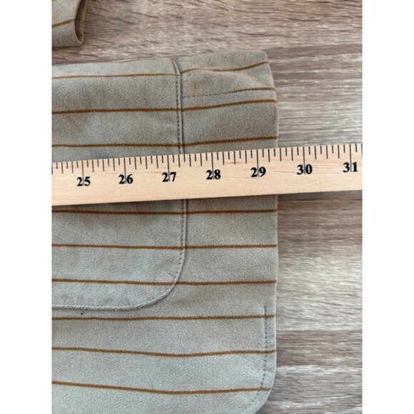 Lacoste Vintage Men Beige Striped Blazer Sport Coat Jacket size 54   44   4 - Picture 6 of 10